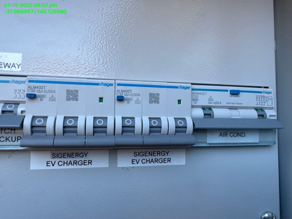 sigenergy battery, solar and ev professional installation