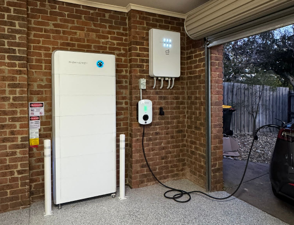 sigenergy solar inverter, battery and ev charger installation 