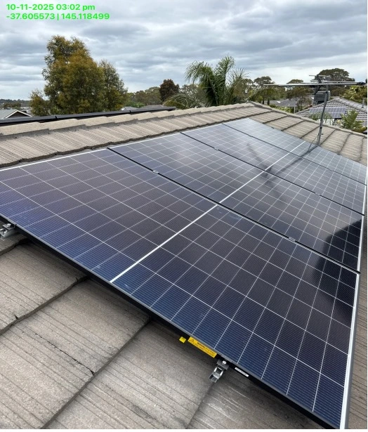 installation of 13kW Solar + 40kWh Battery Setup at Doreen