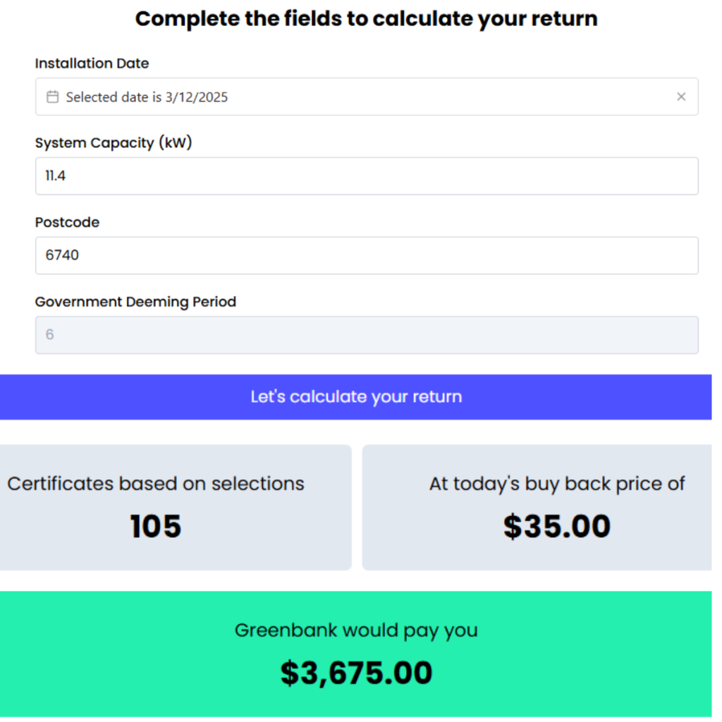 Calculation of STC of 11 kW Solar system Eligible Criteria and how to get a Solar Rebate in Victoria