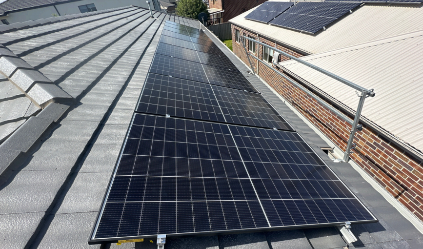 solar panels energy production in victoria