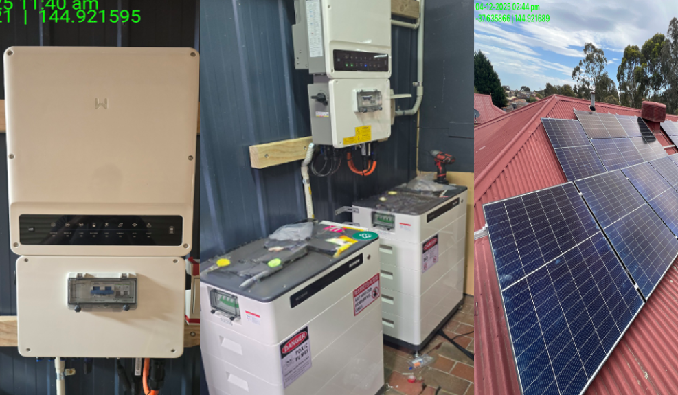 11kw solar system with 25kwh battery in Wyndham Vale