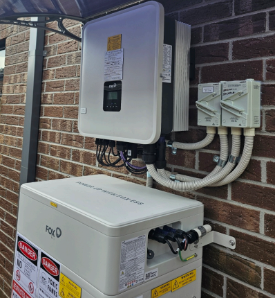 foxess inverter and battery installation in plumpton victoria