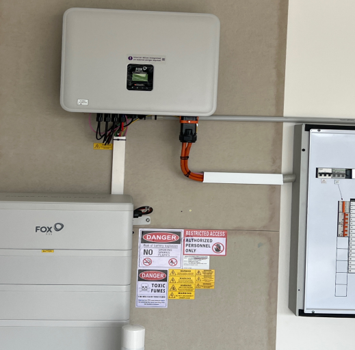 FoxESS 20kw solar & 41kwh battery installation in deer park victoria