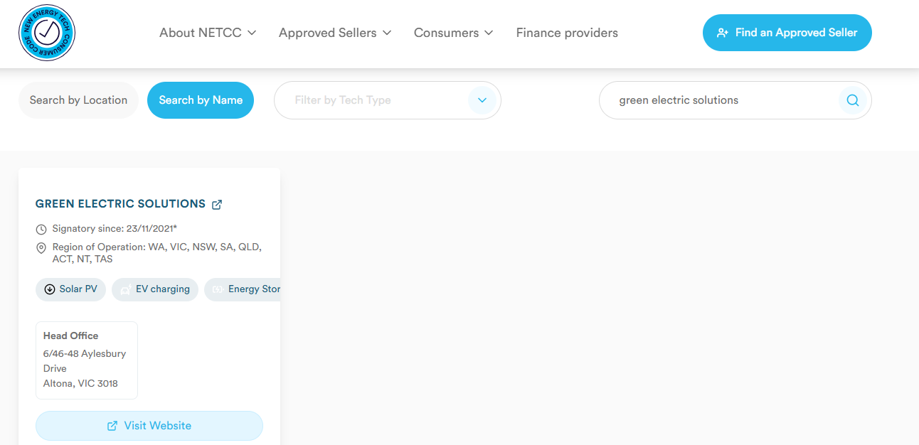 new energy tech approved solar provider near me in victoria