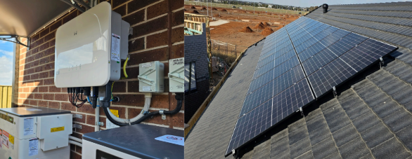 solar and battery installation