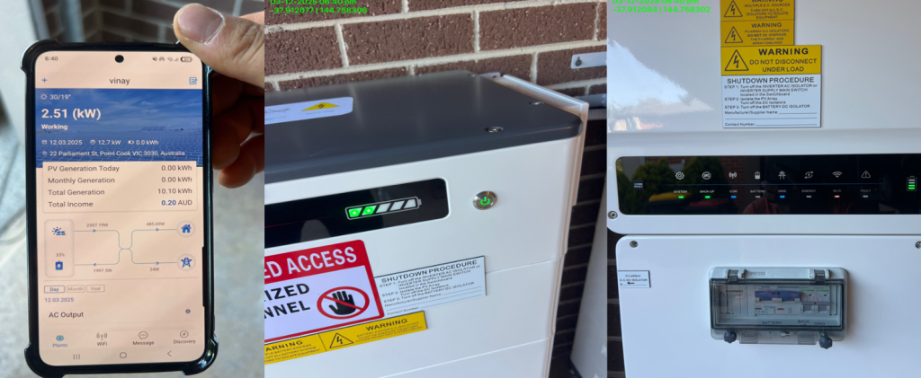 solar installation in point cook - customer walkthrough