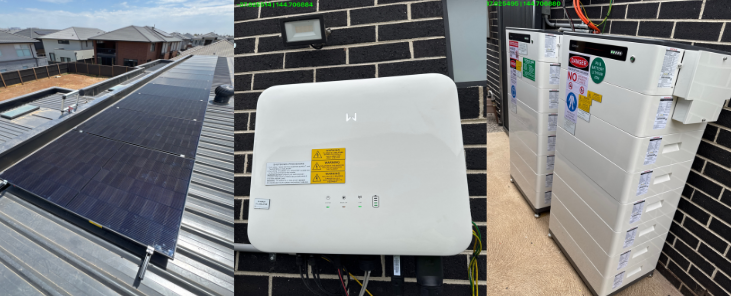 goodwe solar and battery installation in truganina