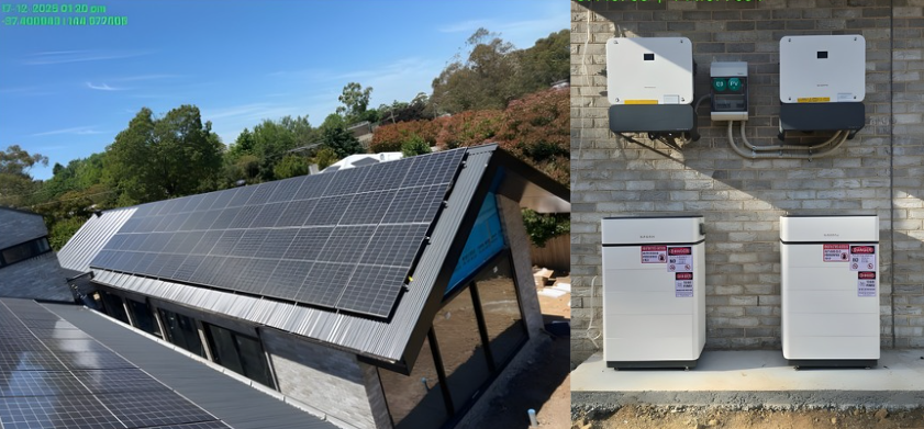 40.8kW Solar System with 50kWh Battery Installation in Mount Macedon VIC 3441