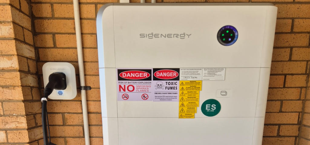 sigenergy dc ev charger installation in victoria