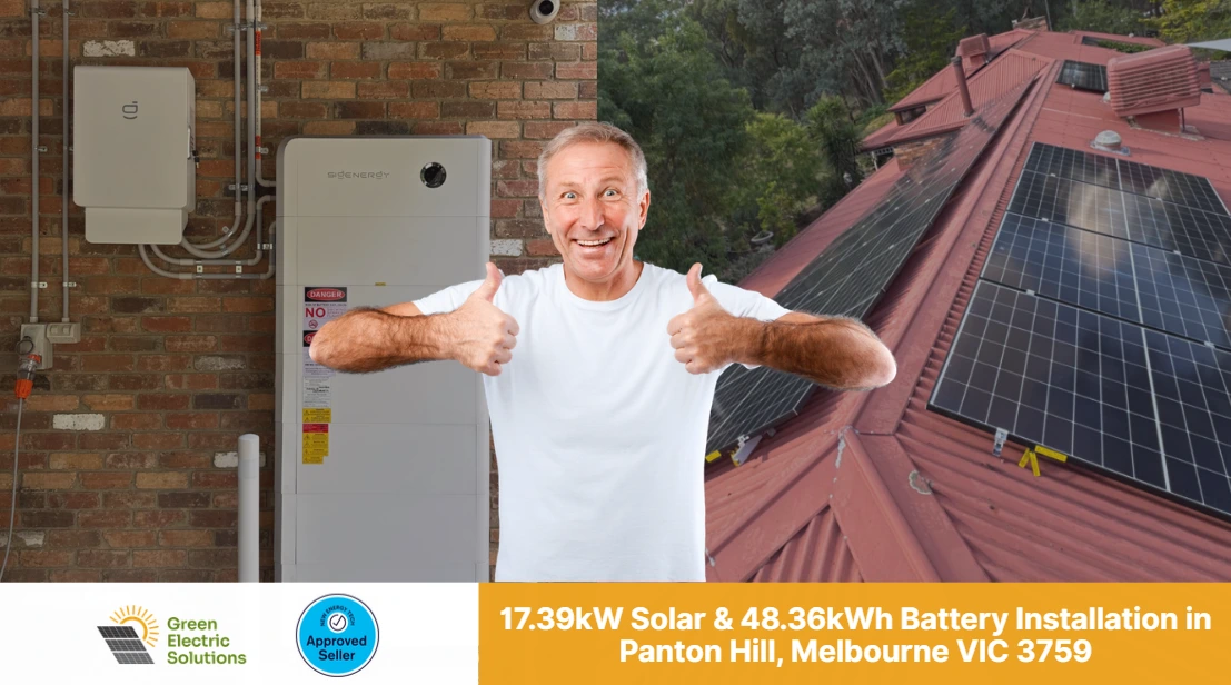 17.39kW Solar & 48.36kWh Battery Installation in Panton Hill, Melbourne VIC 3759