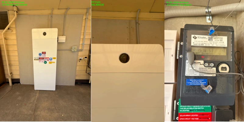 installed inverter of 48kWh GoodWe Lynx D Battery with 9.999kW GoodWe Hybrid Inverter 