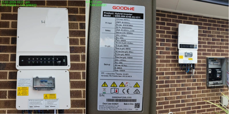 10.34 kW Solar with 44.8 kWh Battery - Complete Solar system Details in Werribee