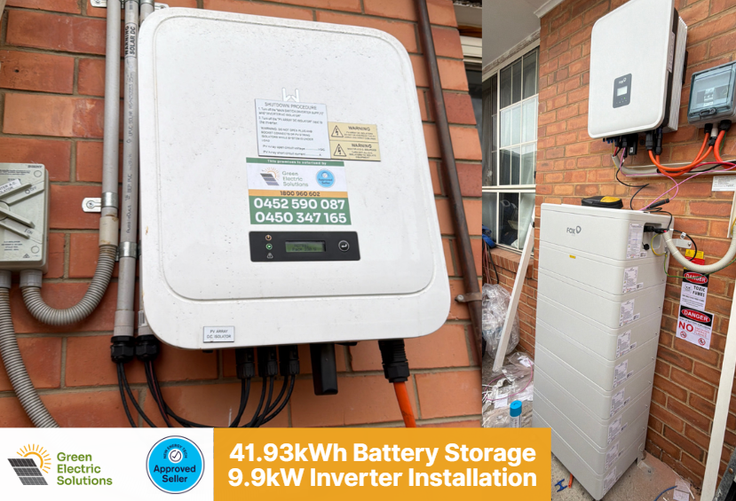 solar and battery installation in Altona