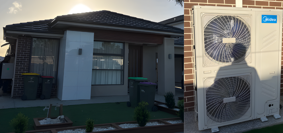 old gas ducted heater replacement in donnybrook