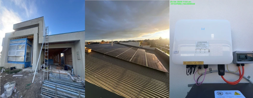 Mickleham solar and battery installation