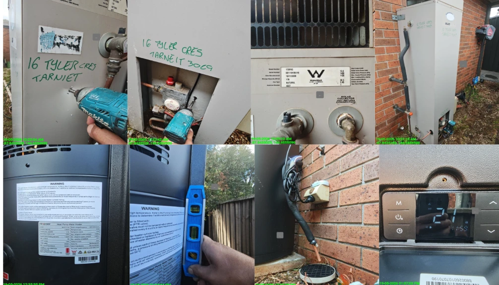 old hot water unit upgrade to neopower 315l heat pump in tarneit