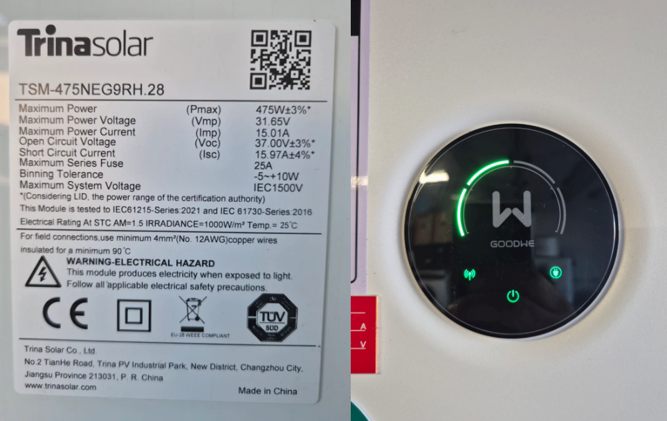 goodwe solar and battery installation in Clyde North