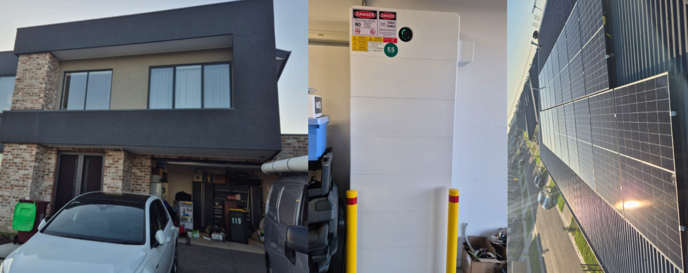 solar and battery installation in Clyde North
