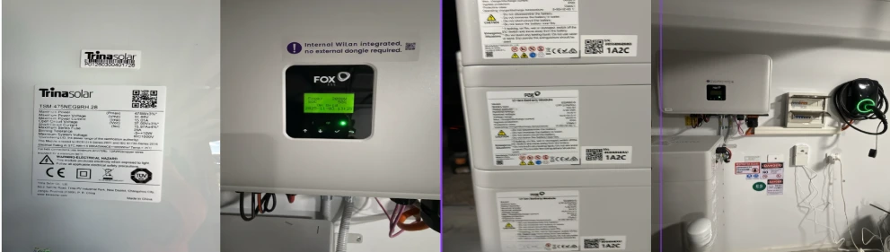 13.3kW Solar & 41.93kWh Battery Installation with EV Charger in Sale, VIC 3850