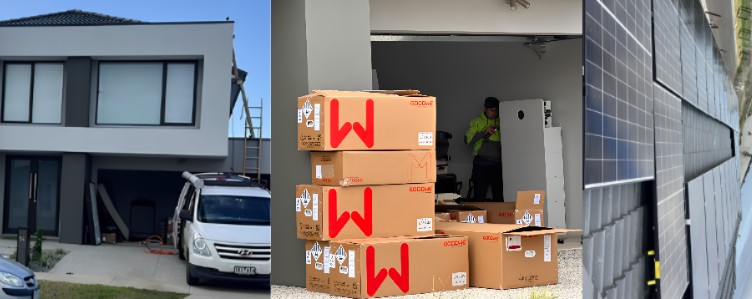 Mambourin Solar & Battery Installation — 9.5kW Solar + 56kWh Battery System