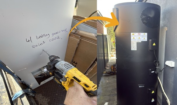 point cook hot water heat pump installation