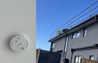Smoke Alarm Compliance & Safety Guard Railing Installation With Solar & Battery System in Mambourin