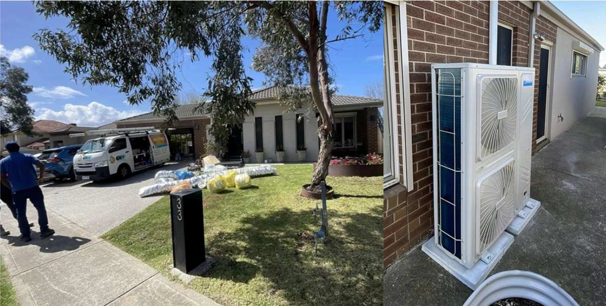 Point Cook Midea 25kW Ducted Heating & Cooling Upgrade 8,700 VEU Rebat