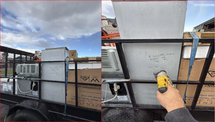 Solar switchboard and meter box installation in Doreen showing circuit breakers and isolator warning labels
