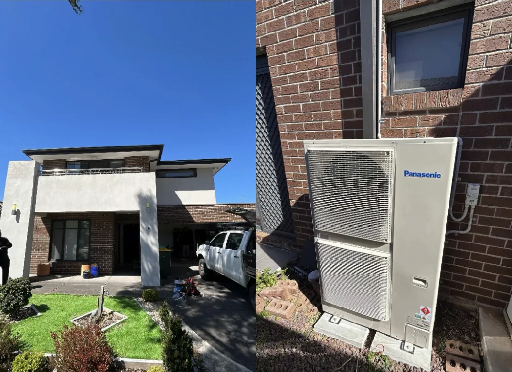 Tarneit Home Replaces Gas Ducted Heating with Panasonic 18kW Heating & Cooling $6,200 VEU Rebate