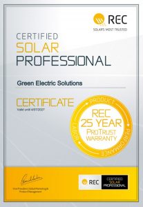 rec certified solar professionals melbourne green electric solutions